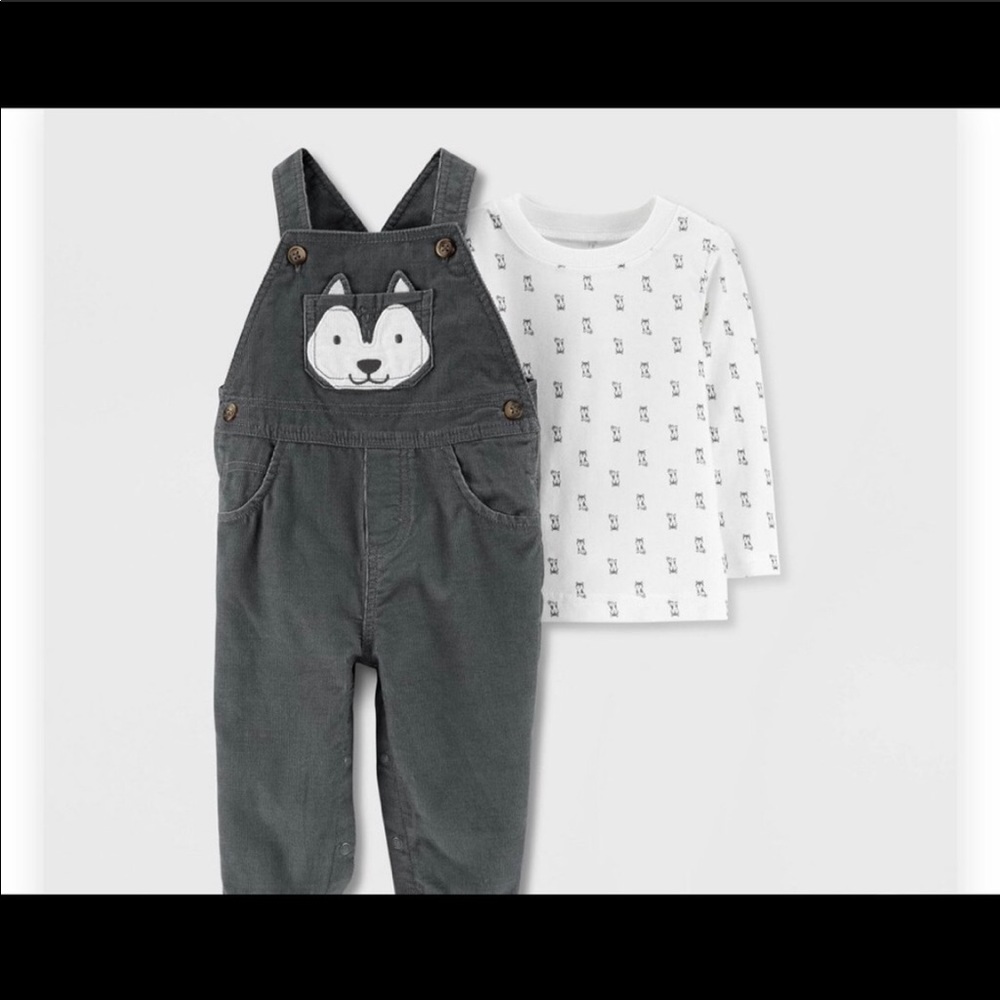 NWOT ✨Host Pick✨ Carter’s 9m 2 Piece Overall Set